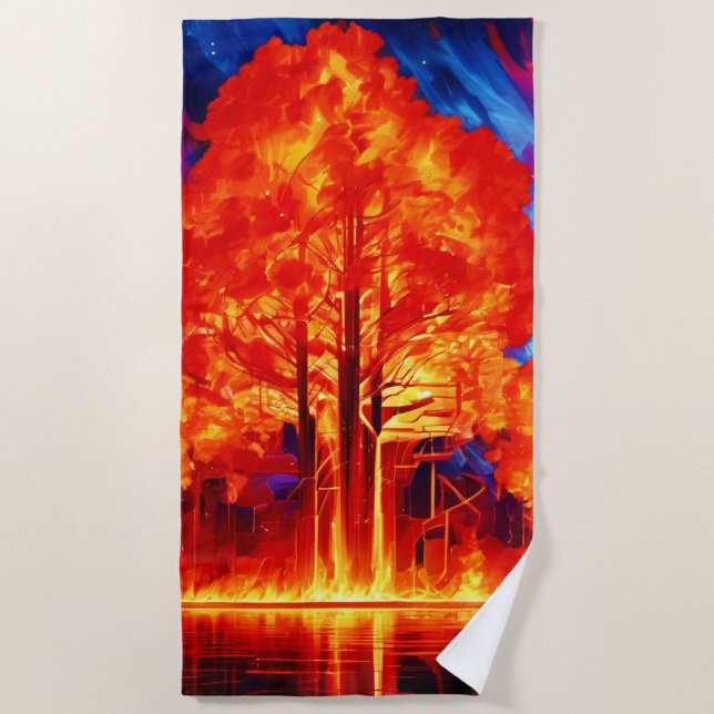 Toalha De Praia Yoga Mat (Frente)