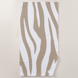 Toalha De Praia Zèbre beige