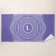Zen Mandala Monograma Lavanda Arte De Lace Desenha