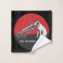 Toalha De Rosto A Voz Vermelha e Negra do Mestre