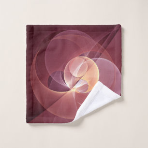 Toalha De Rosto Abstrato Elegante Moderno Vinho Vermelho Arte Frac
