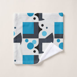 Toalha De Rosto Abstrato Geométrico Trabalho de arte