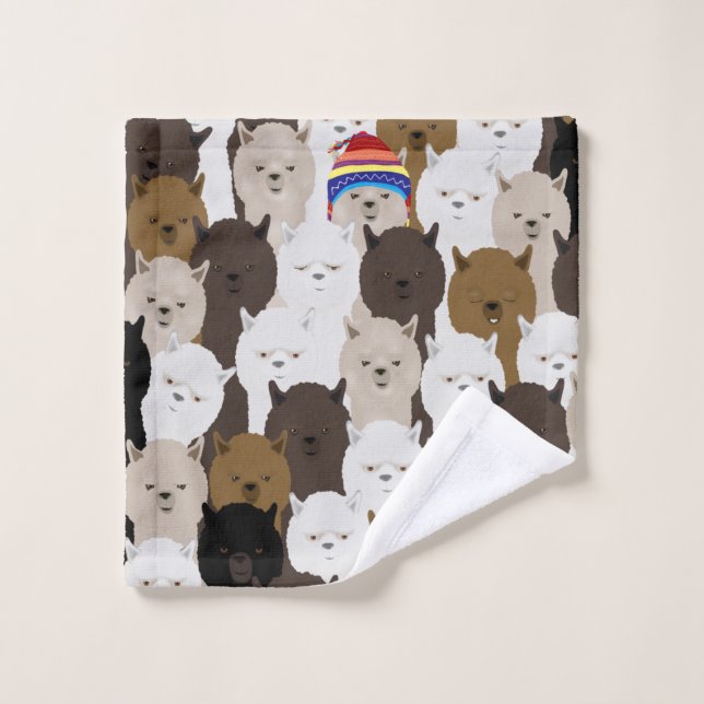 Toalha De Rosto Alpacas Wash Cloth (Pano de lavar)