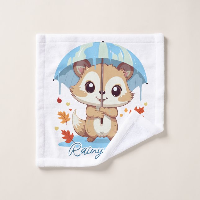 Toalha De Rosto Also Rainy days (Pano de lavar)