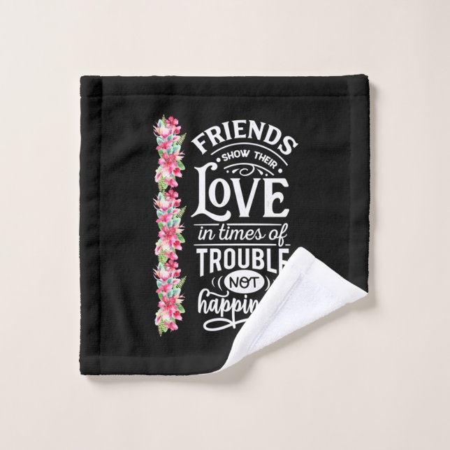 Toalha De Rosto Amigos Mostram Seu Amor (Pano de lavar)