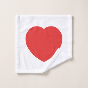 Toalha De Rosto Amor Coração