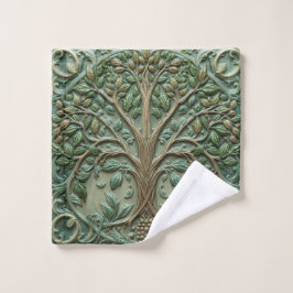 Toalha De Rosto Árvore da vida de William Morris Vintage pré-rafae