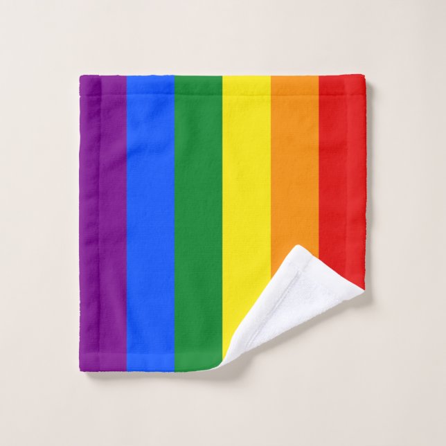 Toalha De Rosto As cores do arco-íris (Pano de lavar)