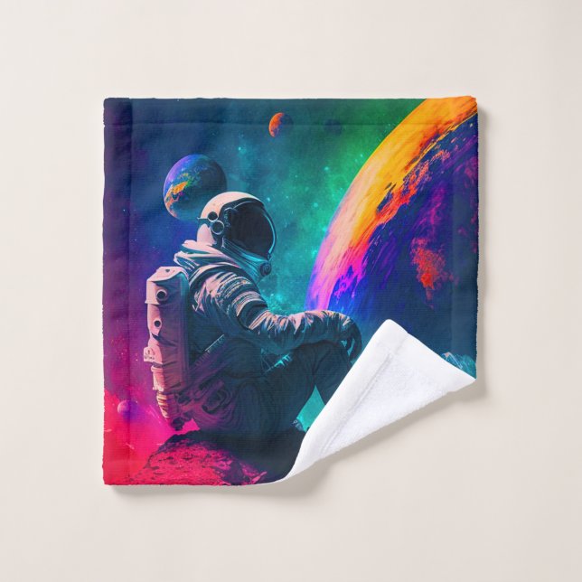 Toalha De Rosto Astronauta (Pano de lavar)