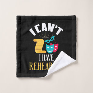 Toalha De Rosto Ator de ensaio em atriz