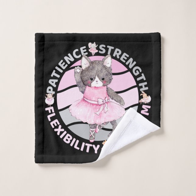 Toalha De Rosto Balé Dancer Core Values - Ballerina (Pano de lavar)