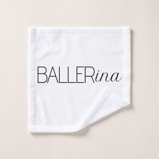 Toalha De Rosto Baller Ballerina (Pano de lavar)