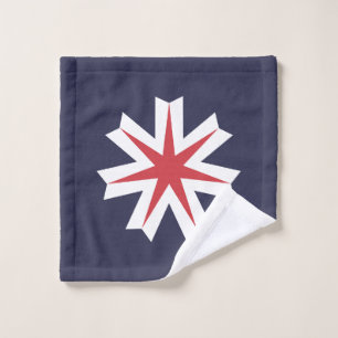 Toalha De Rosto Bandeira da Prefeitura de Hokkaido, Japão