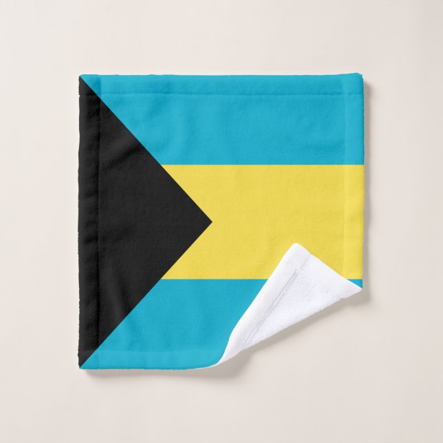 Toalha De Rosto Bandeira das Bahamas (Pano de lavar)