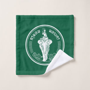 Toalha De Rosto Bandeira de Bangkok, Tailândia Lava-Lixo