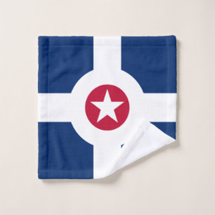 Toalha De Rosto Bandeira de Indianápolis, Indiana Wash Cloth
