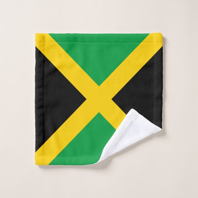Toalha De Rosto Bandeira de Jamaica (Pano de lavar)