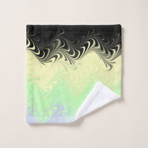 Toalha De Rosto Bandeira do Abstrato Cassgender Pride Boho Wavy Ma
