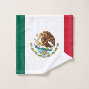 Toalha De Rosto Bandeira mexicana - Bandeira do México