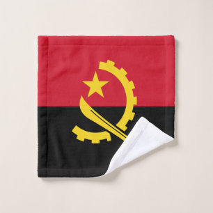 Toalha De Rosto Bandeira Patriótica Angolana