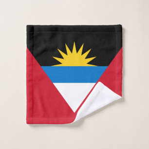 Toalha De Rosto Bandeira Patriótica de Antígua e Barbuda