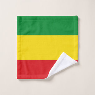 Toalha De Rosto Bandeira Rastafarian Rasta etíope