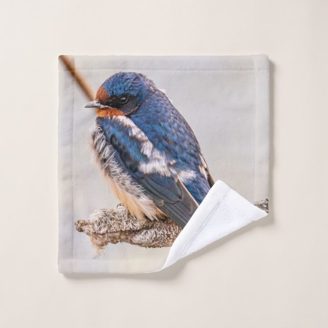 Toalha De Rosto Barn Swallow: Avião Canadense (Pano de lavar)