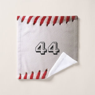 Toalha De Rosto Baseball com número personalizável