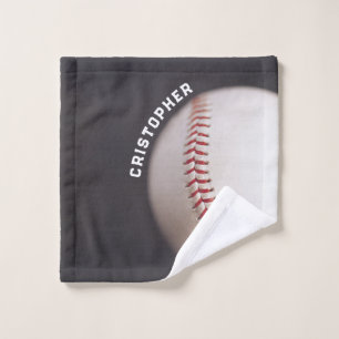 Toalha De Rosto Baseball Personalizado