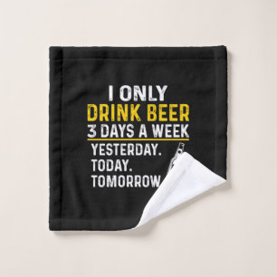 Toalha De Rosto Beer Drinker Eu Só Bebo Cerveja Aniversário