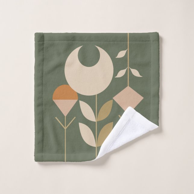 Toalha De Rosto Boho Abstrato Lily (Pano de lavar)