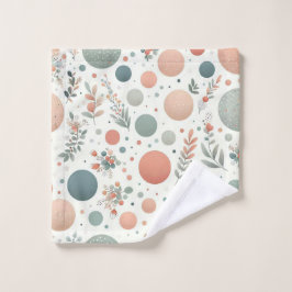 Toalha De Rosto Bola em Cute com Folhas