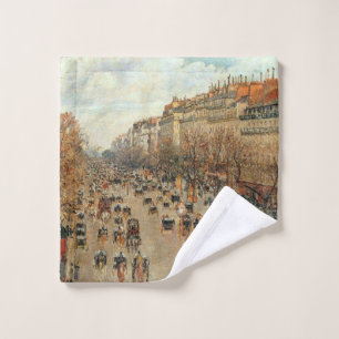 Toalha De Rosto Boulevard Montmartre-Eremitage Camille Pissarro