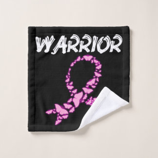 Toalha De Rosto breast cancer warrior