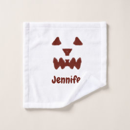 Toalha De Rosto Brown Halloween assustador queda rosto acrescentar