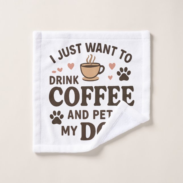 Toalha De Rosto Cachorro Engraçado Cachorro Cachorro Mãe Pai Cacho (Pano de lavar)