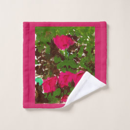 Toalha De Rosto Cama de Rosas