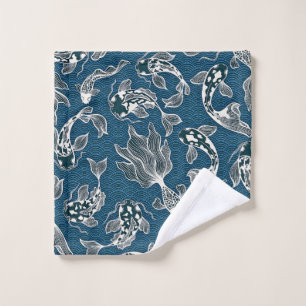 Toalha De Rosto Carpa Koi Japonesa