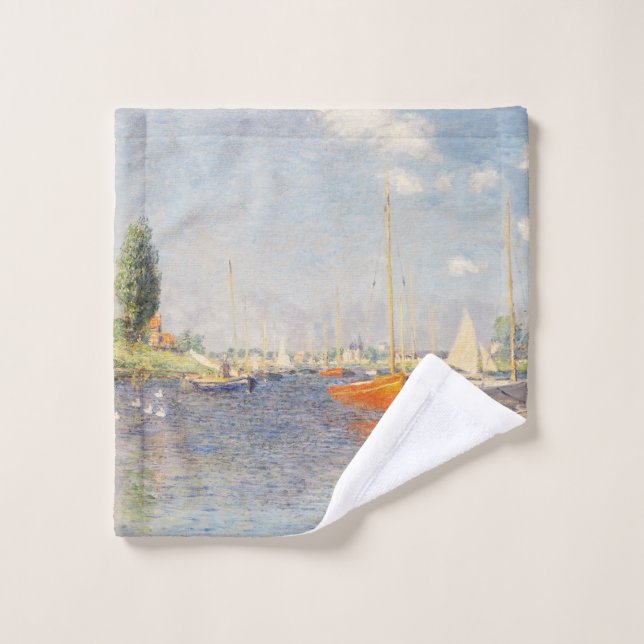 Toalha De Rosto Claude Monet. Red Boats, Argentina (Pano de lavar)