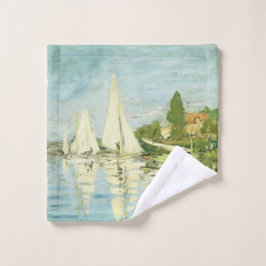 Toalha De Rosto Claude Monet. Regattas em Argenteuil