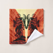 Colagem moderna legal da Roma histórica em vermelh