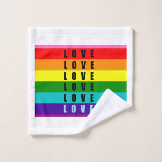 Toalha De Rosto Comemorar amor, orgulho e autenticidade