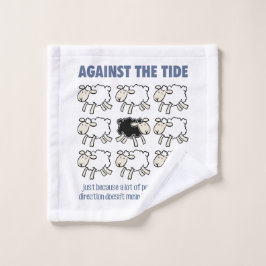 Toalha De Rosto Contra o Lado