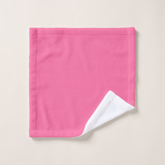 Toalha De Rosto cor rosa francês