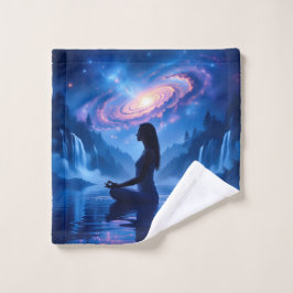 Toalha De Rosto Cosmic Serenity Shower Curtain