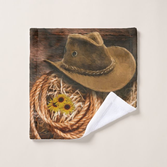 Toalha De Rosto Cowboy Hat (Pano de lavar)