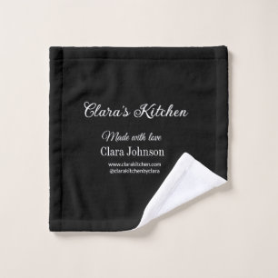 Toalha De Rosto cozinha comida chef adicionar nome de restauração 