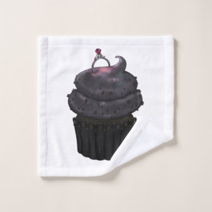 Toalha De Rosto Cupcake Noivado doce