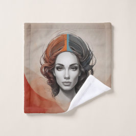 Toalha De Rosto dentro out vivid girl