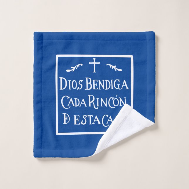 Toalha De Rosto Deus abençoe cada canto (Pano de lavar)